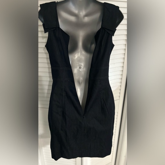 LondonTime Luxe denim tank dress with silver dot embellishments size 4 - Picture 9 of 9